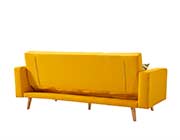 Yellow fabric sofa bed EF 116