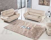 Bone Bonded Leather Sofa set AE 709