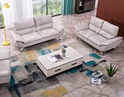 Greyish beige Genuine Leather Sofa set AE 152