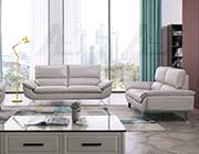 Greyish beige Genuine Leather Sofa set AE 152