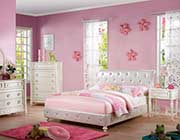 Pearl White Kids Bed AC Darien