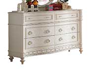 Pearl White Kids Bed AC Darien