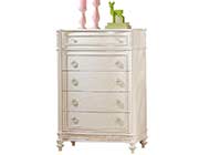 Pearl White Kids Bed AC Darien
