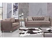 Light gray fabric sofa set AE 602