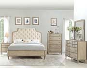 Champagne transitional bed AC Winfred