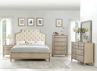 Champagne transitional bed AC Winfred