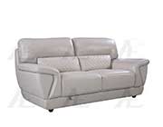 Light Gray Leather Sofa set AE 99