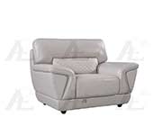 Light Gray Leather Sofa set AE 99