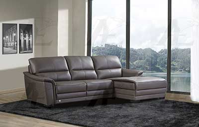 Italian Leather Sectional Sofa AE046