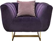 Violet Velvet Sofa DS Aphrodite