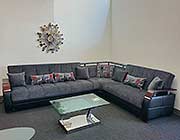 Dark Grey Modular Sectional sofa bed Moon