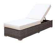 Whtie Wicker Patio Sofa FA 135