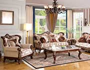 Hazelnut traditional sofa BM 708