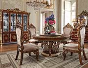 Classic Round Dining Table HD 03
