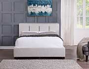 Gray Linen Bed Collection 632