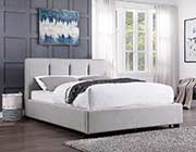 Gray Linen Bed Collection 632