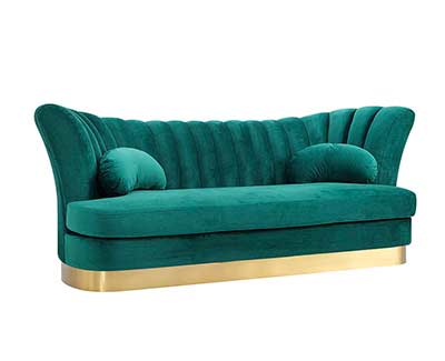 Modern Velvet Green Sofa VG 738