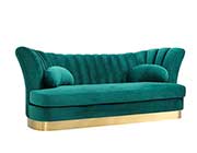 Modern Velvet Green Sofa VG 738