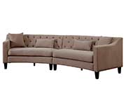 Taupe Fabric Sectional Sofa FA 370