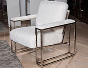 Astro Faux Fur Chaise by AICO
