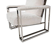 Astro Faux Fur Chaise by AICO