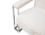 Astro Faux Fur Chaise by AICO