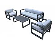 Gray and Black Outdoor Set VG Verina