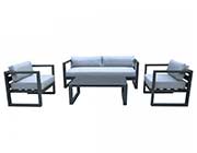 Gray and Black Outdoor Set VG Verina