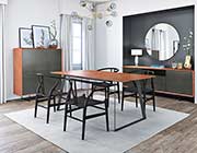 Anderson Dining Table in Walnut by Eurostyle