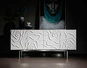 White High Gloss Modern Buffet VG Gareth