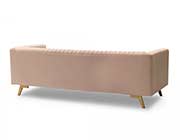 Beige Velvet Sofa AL 987