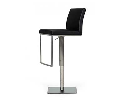 Black Eco-Leather Bar Stool VG Frazer