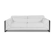 White Leather Sofa set GU 03