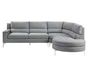 Light Gray Fabric Sofa HE 879
