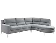 Light Gray Fabric Sofa HE 879