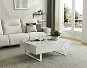 Coffee Table White Marble EF 97