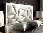 White Eco Leather Bedroom EF Akiva