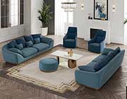 Blue fabric Sectional Sofa Legacy