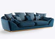Blue fabric Sectional Sofa Legacy