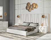 White Leather Modern Bed VG Danixa
