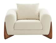 Cream Fabric Sofa Set VG Fiorella