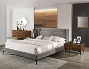 Gray Upholstered bed VG Paulina