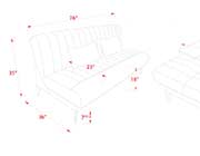 Contemporary Sofa Bed Remi