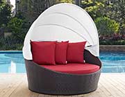 Turquoise Outdoor Patio Daybed MW Cadencia