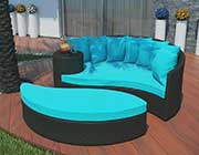 Turquoise Outdoor Patio Daybed MW Thaxi