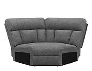 Charcoal Chenille Modular Sectional Sofa