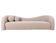 Beige Fabric Sofa VG Calipso