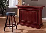 Bar Stool Dark Blue Cherry Finish 