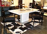 Contemporary Dining Table Set VG81 White