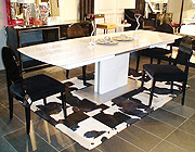 Contemporary Dining Table Set VG81 White